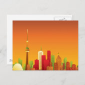 Carte Postale Bande dessinée Toronto (Devant / Derrière)