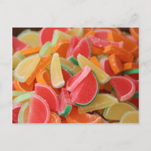Carte Postale Bande d'orange de bonbon