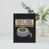 Carte Postale Bande Duct ne peut pas réparer Stupide (Debout devant)