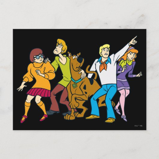 Carte Postale Bande entière 13 Mystery Inc (Devant)