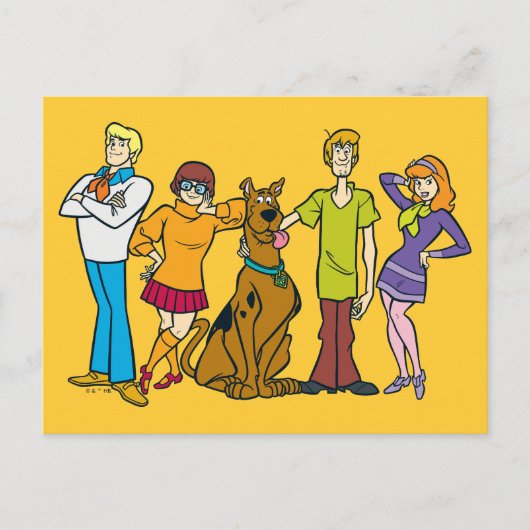 Carte Postale Bande entière 14 Mystery Inc (Devant)
