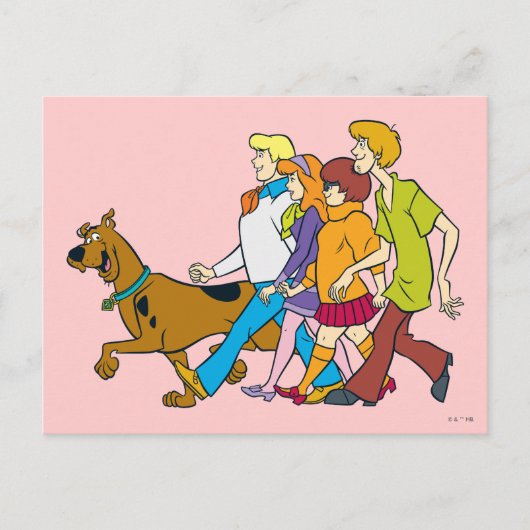 Carte Postale Bande entière 18 Mystery Inc (Devant)