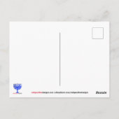 Carte Postale Bande mixte Hanoukka (Dos)