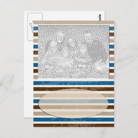 Carte Postale bande mocha (Devant / Derrière)