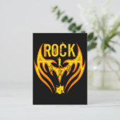 CARTE POSTALE BANDE ROCK (Debout devant)