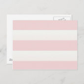 Carte Postale Bande rose de plage (Devant / Derrière)
