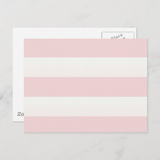 Carte Postale Bande rose de plage (Devant / Derrière)