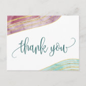 Carte Postale Banded Gemstone | Mauve Merci (Devant)