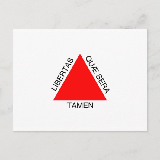 Carte Postale Bandeira de Minas Gerais, Brésil (Devant)