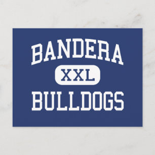 Carte Postale Bandera - Bulldogs - Lycée - Bandera Texas