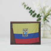 Carte Postale bandera équateur (Debout devant)