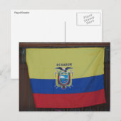 Carte Postale bandera équateur (Devant / Derrière)
