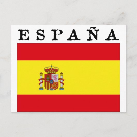 Carte Postale Bandera Española (Devant)