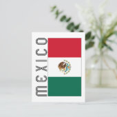 Carte Postale Bandera Mejicana (Debout devant)
