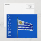 Carte Postale bandera uruguay (Devant / Derrière)