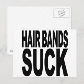 Carte Postale Bandes à cheveux Suck (Devant / Derrière)