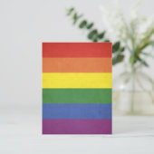 Carte Postale Bandes arc-en-ciel (Debout devant)
