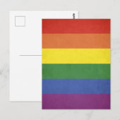 Carte Postale Bandes arc-en-ciel (Devant / Derrière)