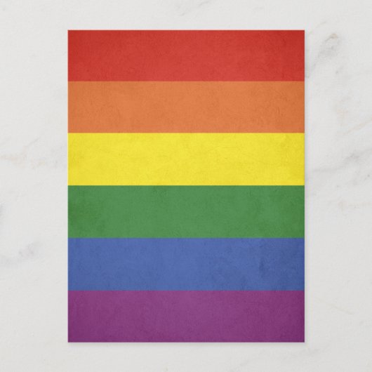 Carte Postale Bandes arc-en-ciel (Devant)