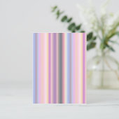 Carte Postale Bandes arc-en-ciel Pastel - Motif (Debout devant)