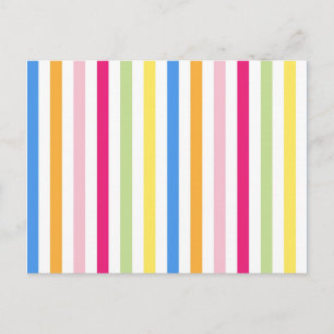 Carte Postale Bandes colorées