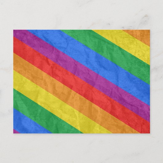 Carte Postale Bandes de fierté GLBT 2 (Devant)