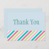 Carte Postale Bandes de Merci amusantes (Devant / Derrière)