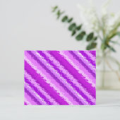 Carte Postale Bandes de verre - nuances améthyste violet (Debout devant)