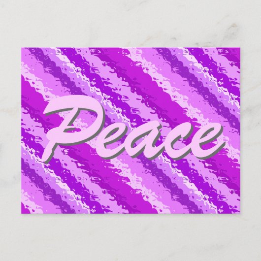 Carte Postale Bandes de verre - nuances améthyste violet (Devant)