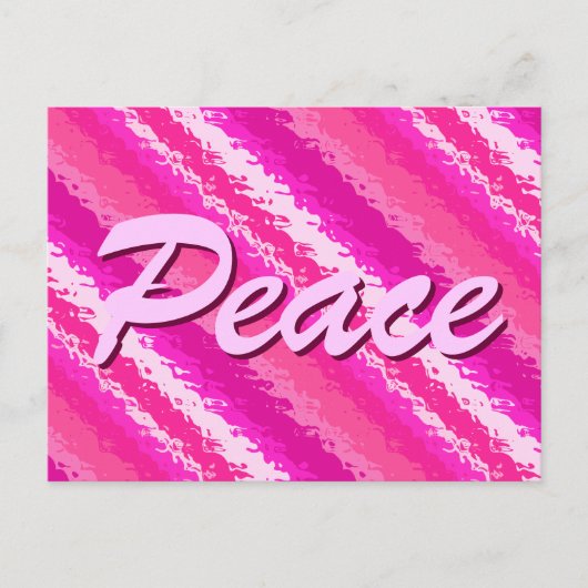 Carte Postale Bandes de verre - teintes roses profondes (Devant)