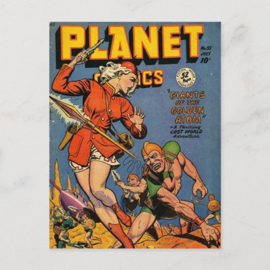 Carte Postale bandes dessinées vintages - (Devant)