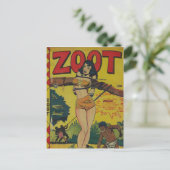 Carte Postale bandes dessinées vintages - (Debout devant)