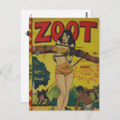 Carte Postale bandes dessinées vintages - (Devant / Derrière)