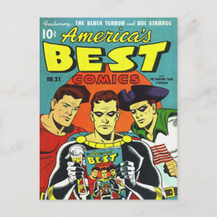 Carte Postale bandes dessinées vintages -