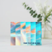 Carte Postale Bandes du coucher du soleil (Debout devant)