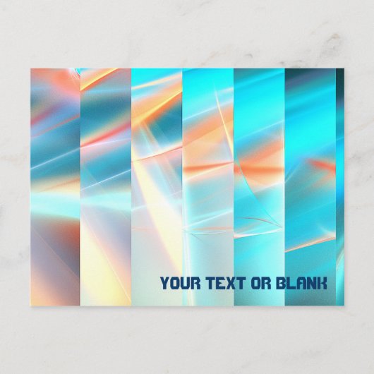 Carte Postale Bandes du coucher du soleil (Devant)