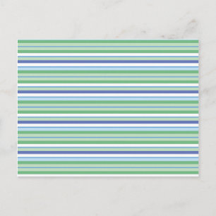 Carte Postale Bandes horizontales colorées
