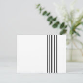 Carte Postale Bandes noires (Debout devant)