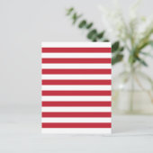 Carte Postale Bandes rouges (Debout devant)