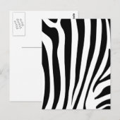 Carte Postale Bandes zèbres (Devant / Derrière)