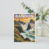 Carte Postale Bandon Oregon coast Travel (Debout devant)
