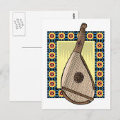 Carte Postale bandoura ukrainienne (Devant / Derrière)