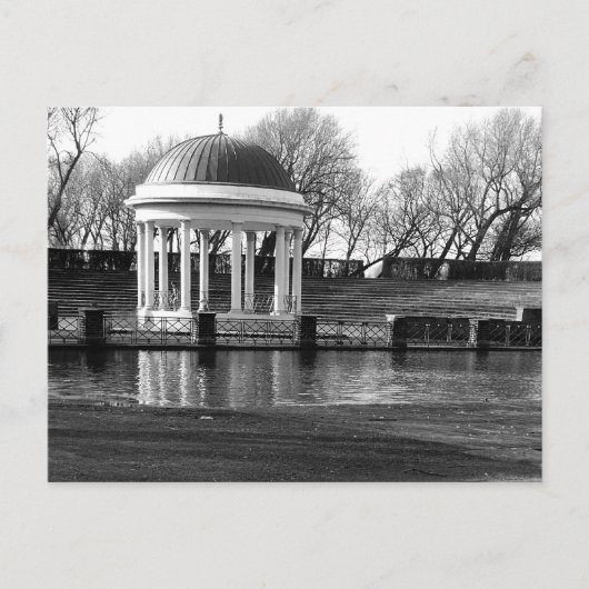 Carte Postale Bandstand, Stanley Park B/W (Devant)