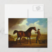 Carte Postale Bandy d'Earl Grosvenor par George Stubbs (Devant / Derrière)