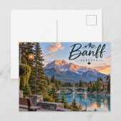 Carte Postale Banff, Alberta (Devant / Derrière)