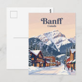 Carte Postale Banff Alberta, Canada (Devant / Derrière)