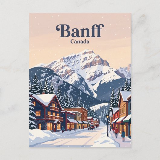 Carte Postale Banff Alberta, Canada (Devant)