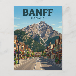 Carte Postale Banff Avenue Canada