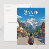CARTE POSTALE BANFF CANADA (Devant / Derrière)