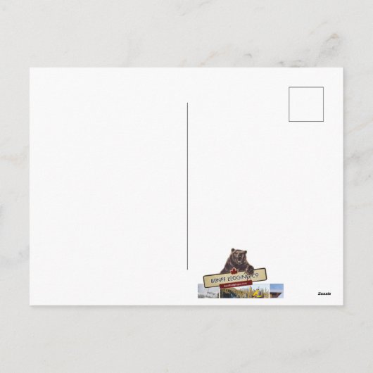 Carte postale Banff Lodging (Dos)